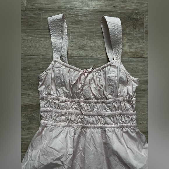 Aritzia Sunday Best Women’s  Martine Poplin Dress Light Pink - Size Small - Picture 5 of 10